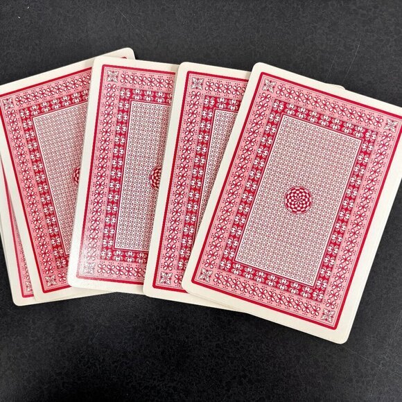 GIANT DECK HAPPY HOUR Plasticized playing cards VTG Large Print - Picture 3 of 10
